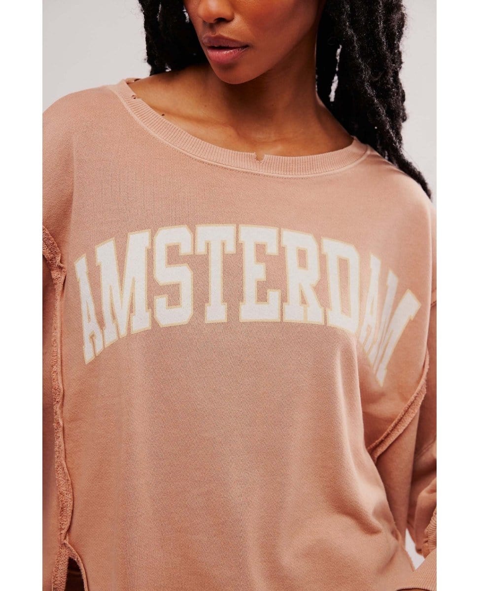 Graphic Camden Amsterdam Sweatshirt - PINK ARROWS