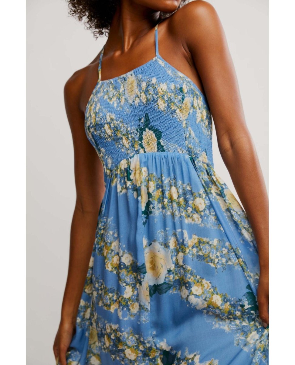 Heat Wave Maxi Allure Blue Combo - PINK ARROWS