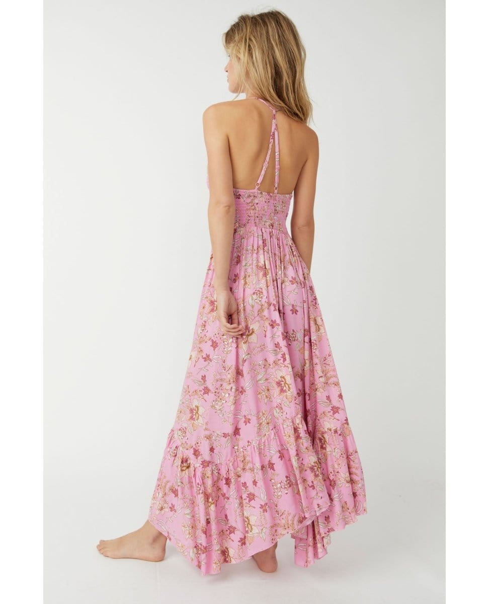 Heat Wave Printed Maxi Pink Combo - PINK ARROWS