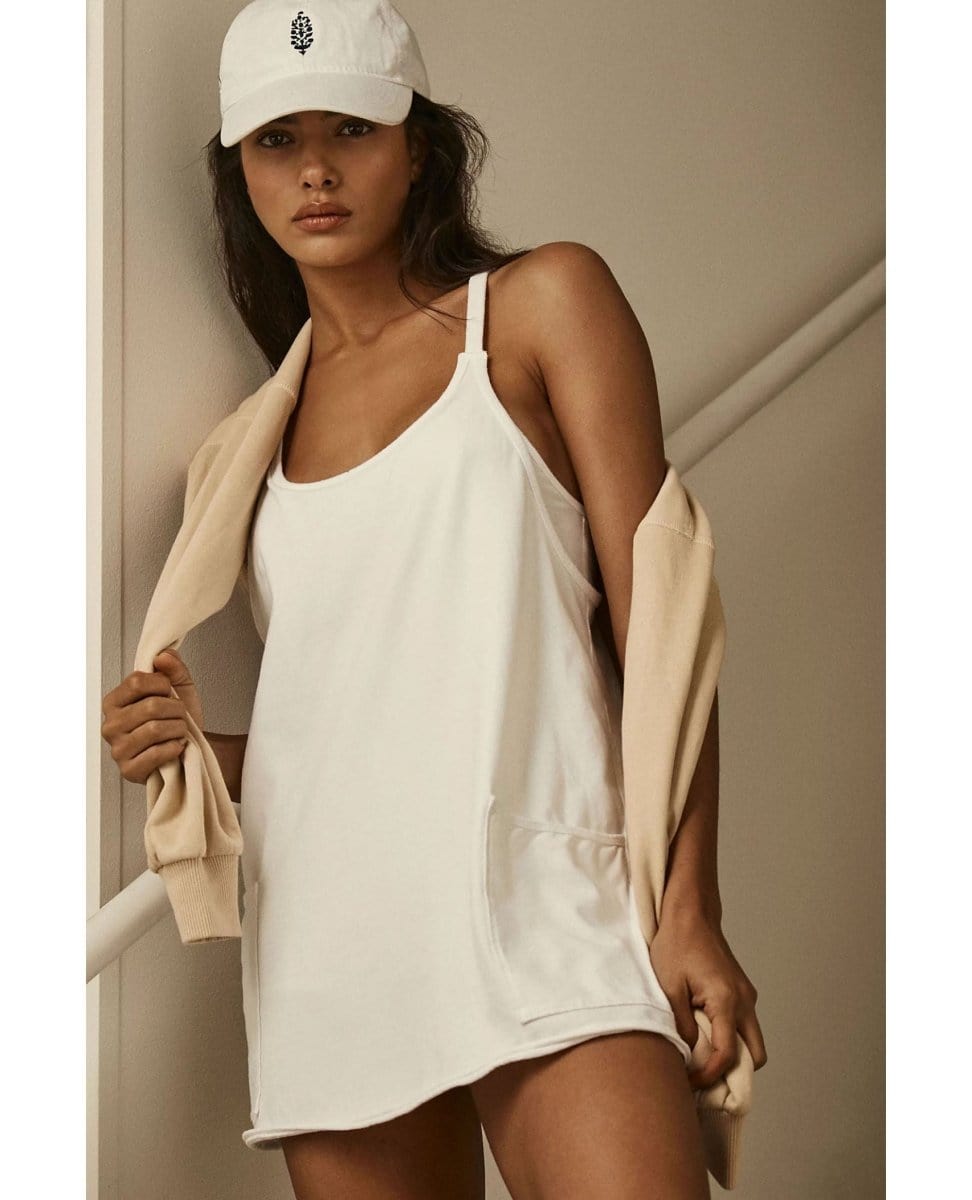 Hot Shot Mini Dress Ivory - PINK ARROWS