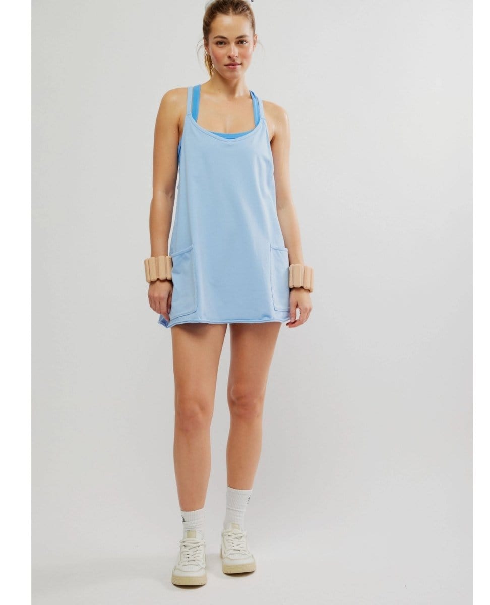hot shot mini dress blue FP Movement Hot Shot Mini Dress White / XS