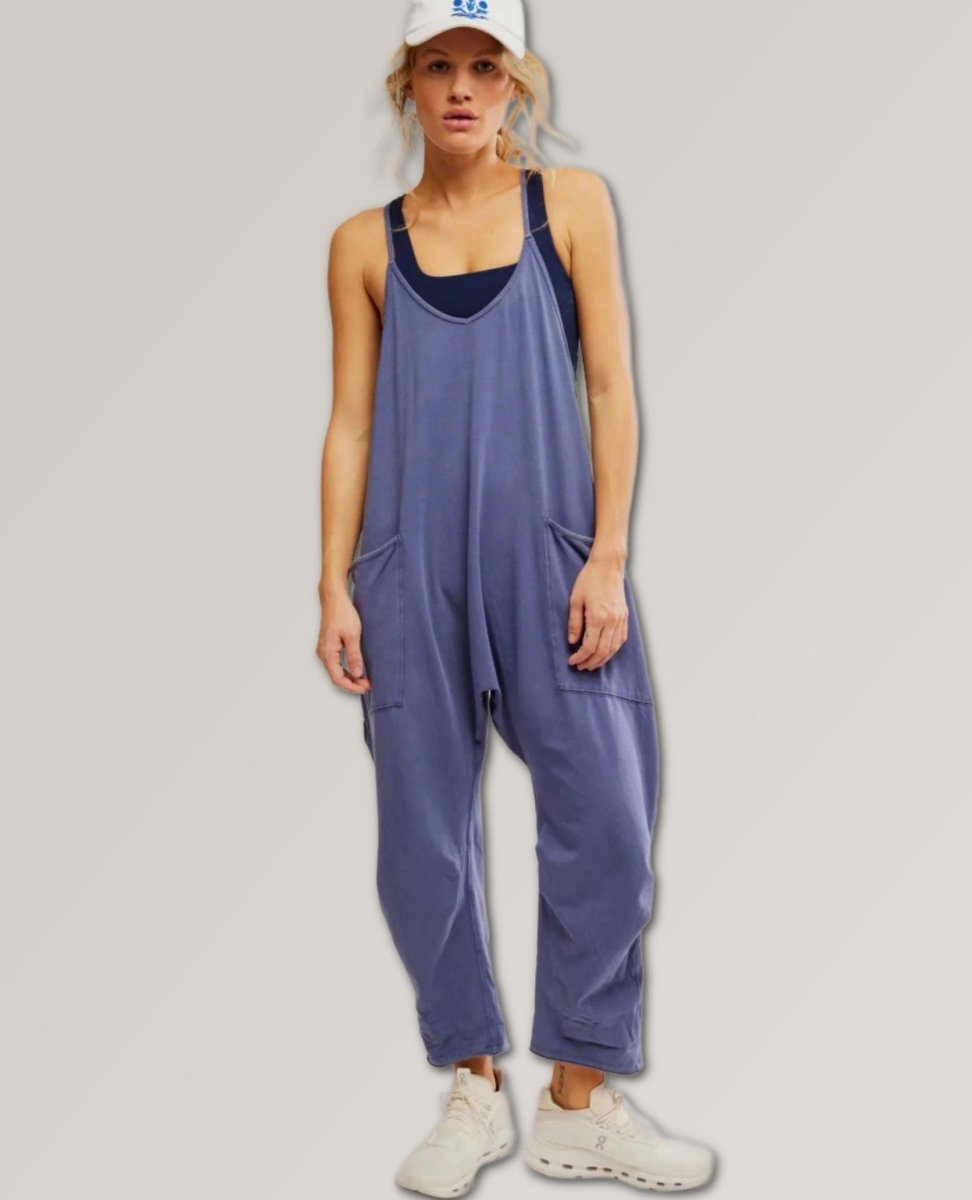 Hot Shot Onesie Blue Indigo - PINK ARROWS