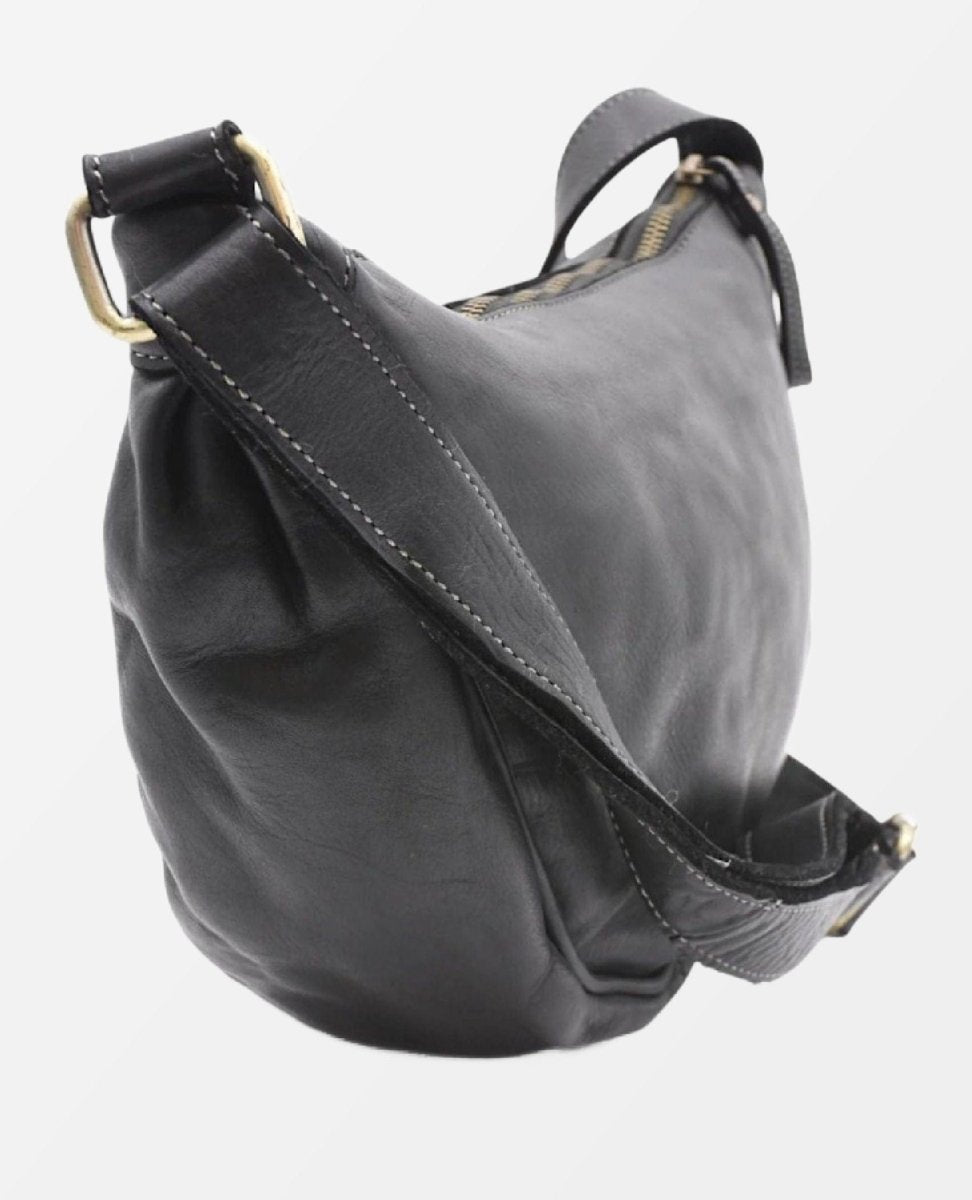 Hug Hobo Bag in Black - PINK ARROWS