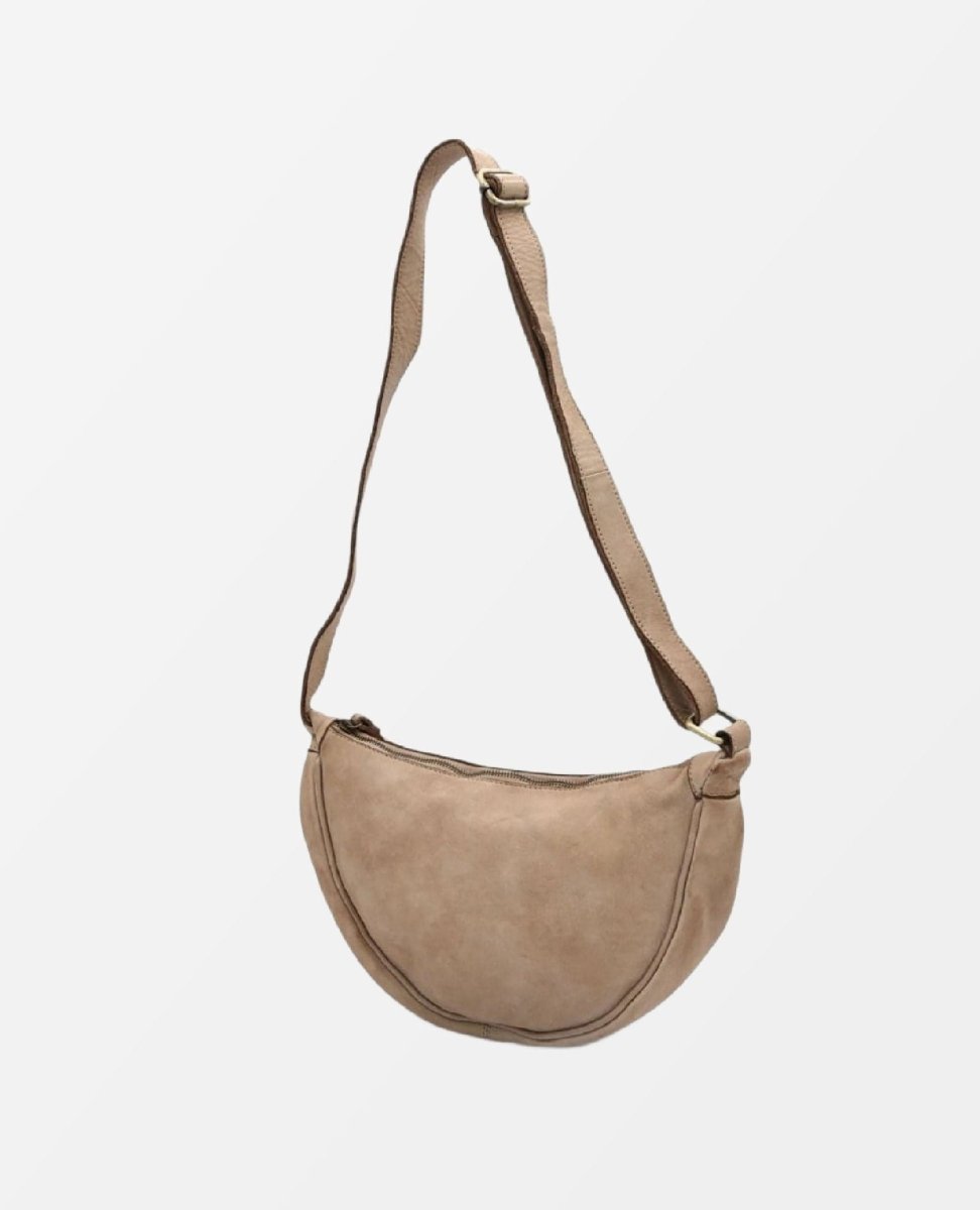 Hug Hobo Bag in Taupe - PINK ARROWS