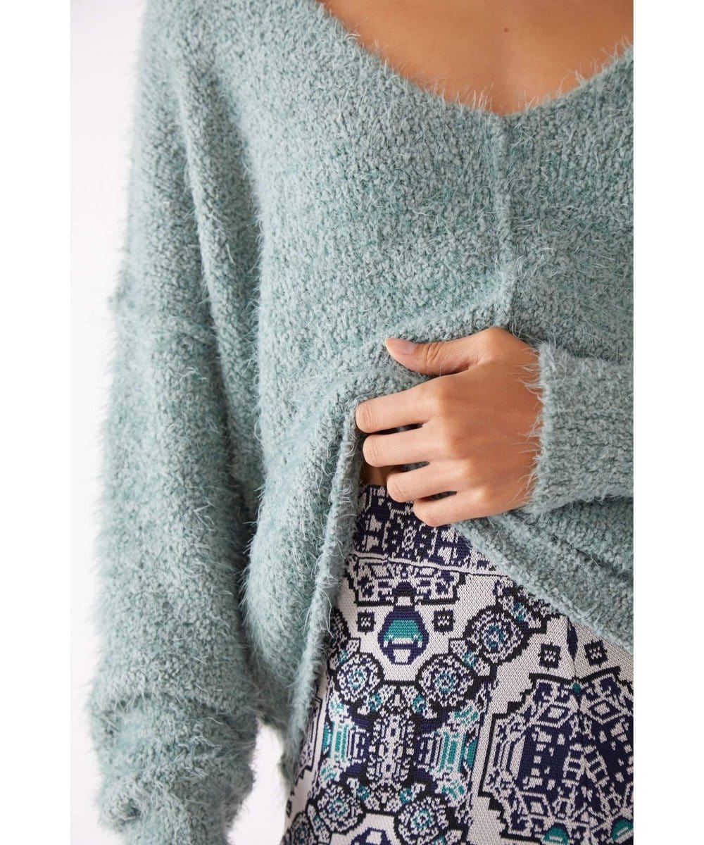 Icing V - Neck Pullover Spring Dust - PINK ARROWS