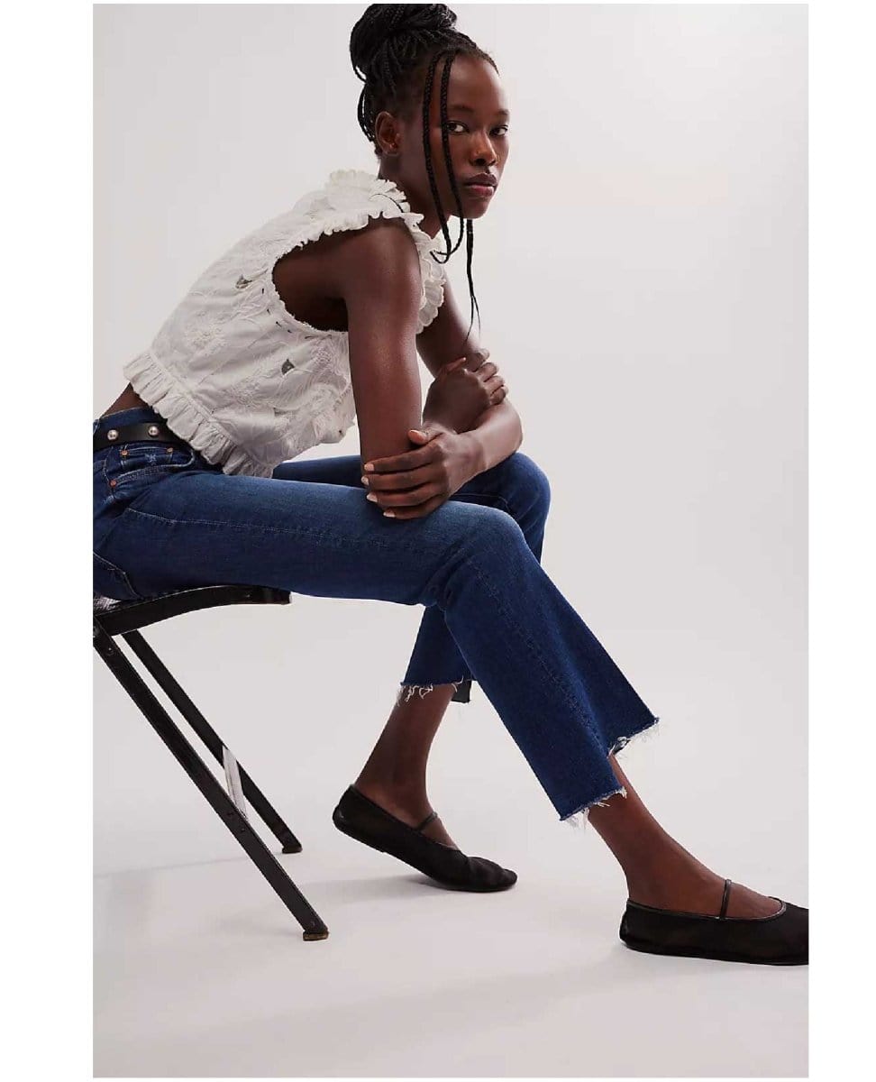 Insider Crop Step Fray Teaming Up - PINK ARROWS