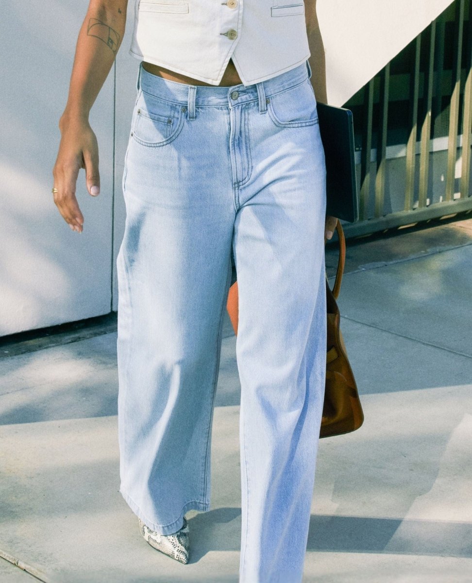 Jadyn Palazzo Major Blue - PINK ARROWS