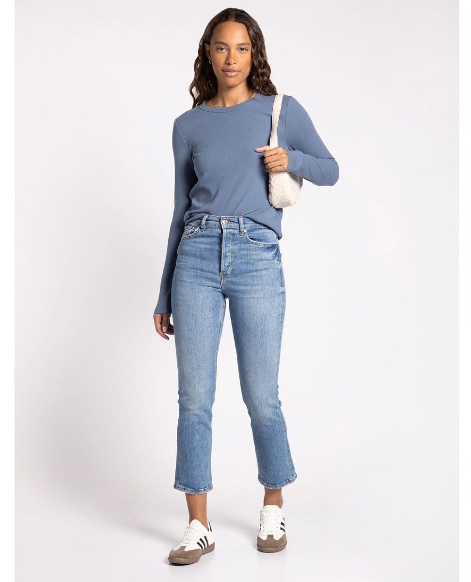 Jess Long Sleeve Ocean Storm - PINK ARROWS