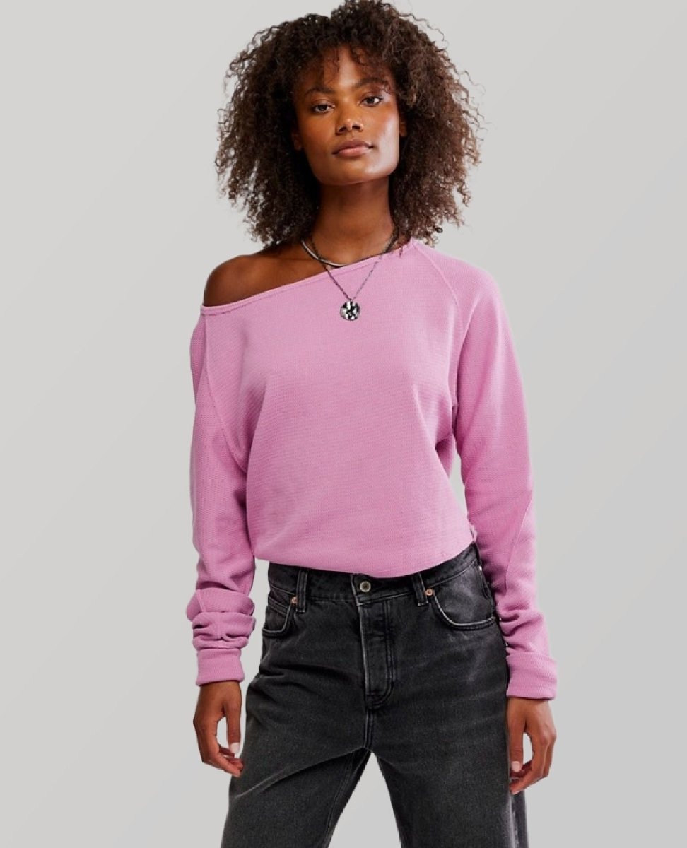 Jess Long Sleeve Orchid Pink - PINK ARROWS