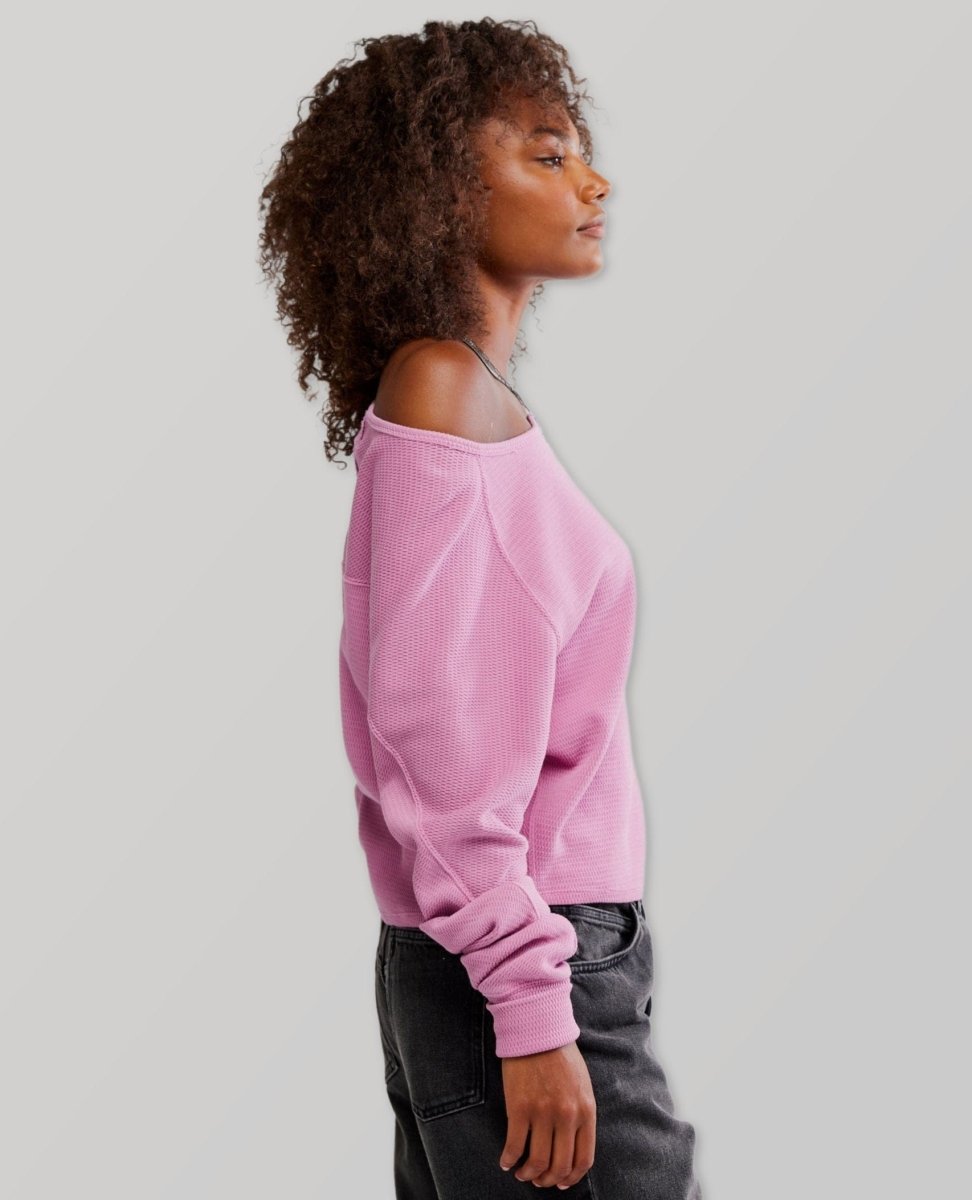 Jess Long Sleeve Orchid Pink - PINK ARROWS