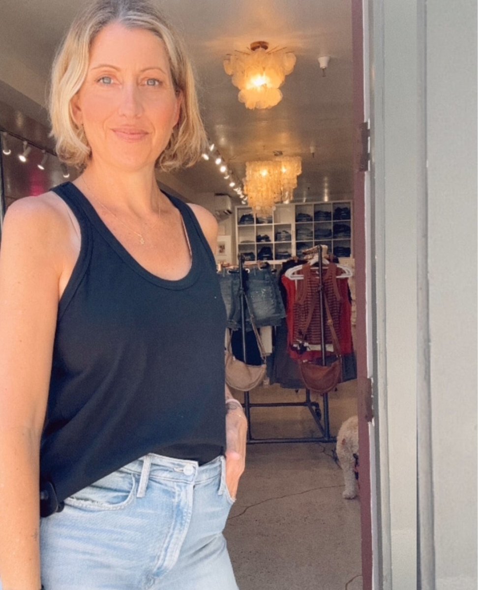 Jett Tank Jet Black - PINK ARROWS