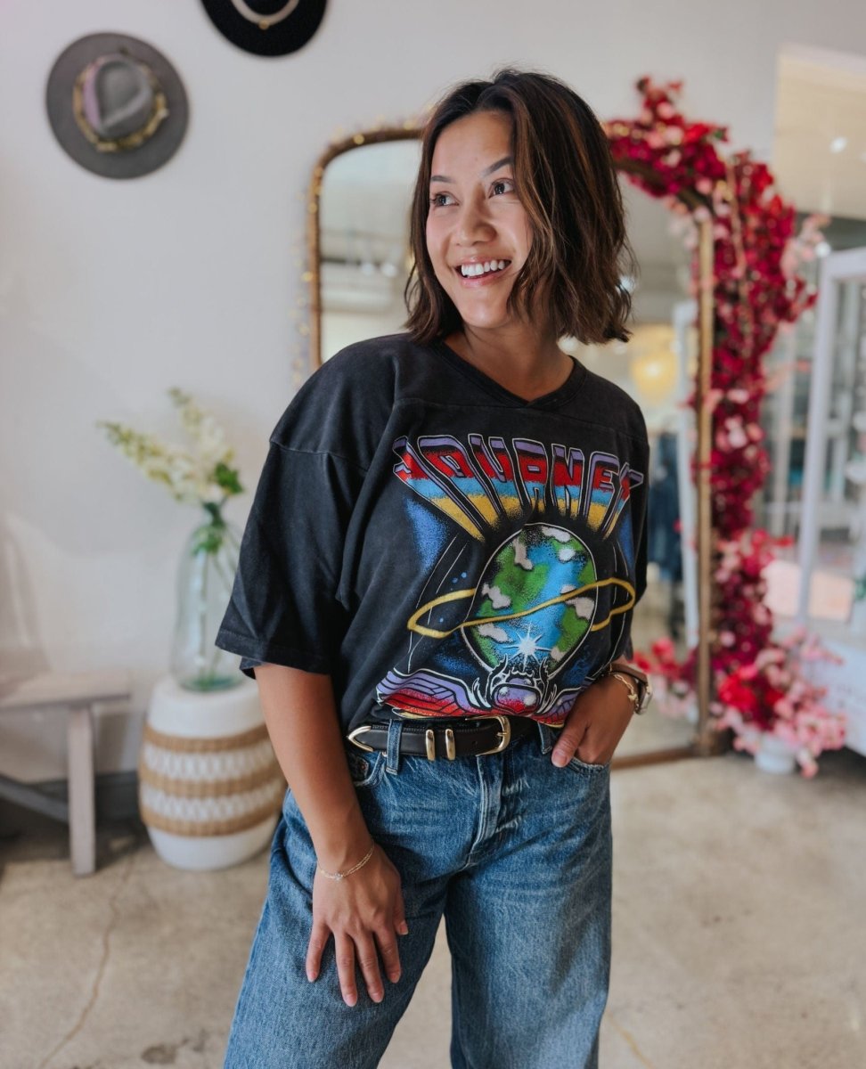 Journey Any Way You Want It Oversized Jersey - PINK ARROWS