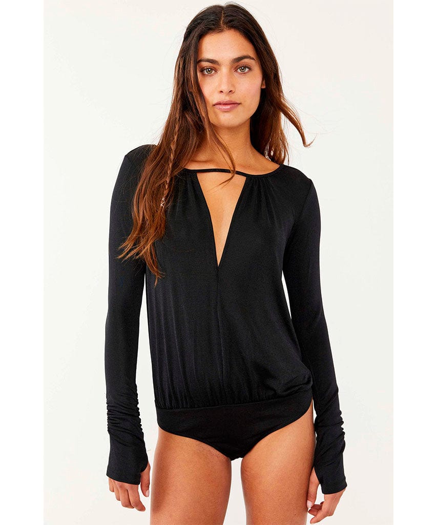 Kaya Bodysuit Black - PINK ARROWS