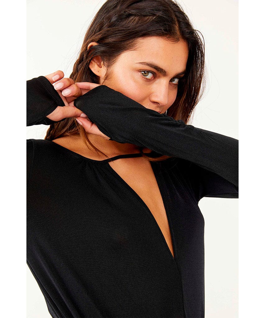 Kaya Bodysuit Black - PINK ARROWS