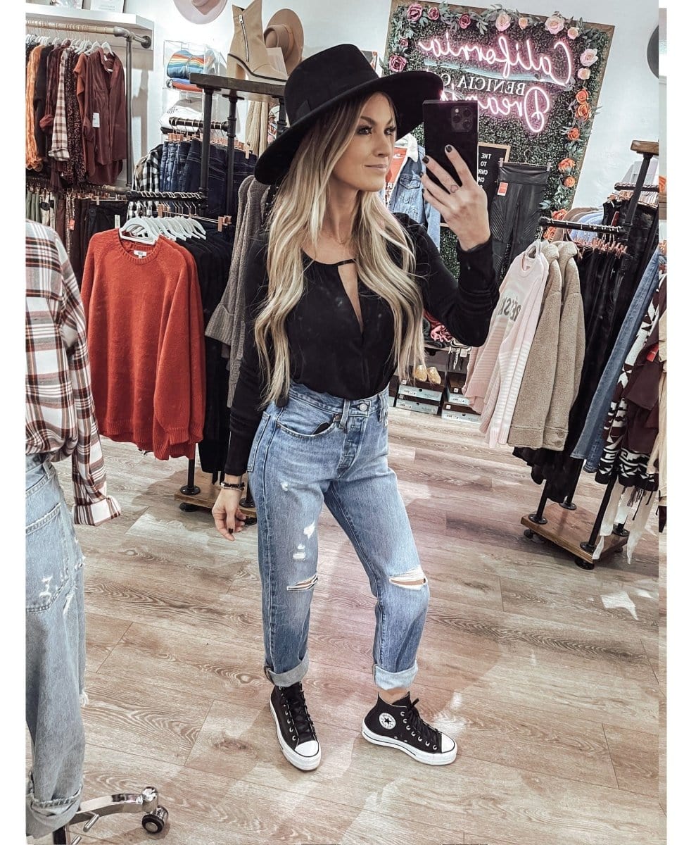 Kaya Bodysuit Black - PINK ARROWS