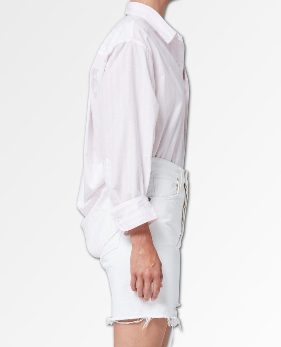 Kayla Shirt Azalea Stripe - PINK ARROWS