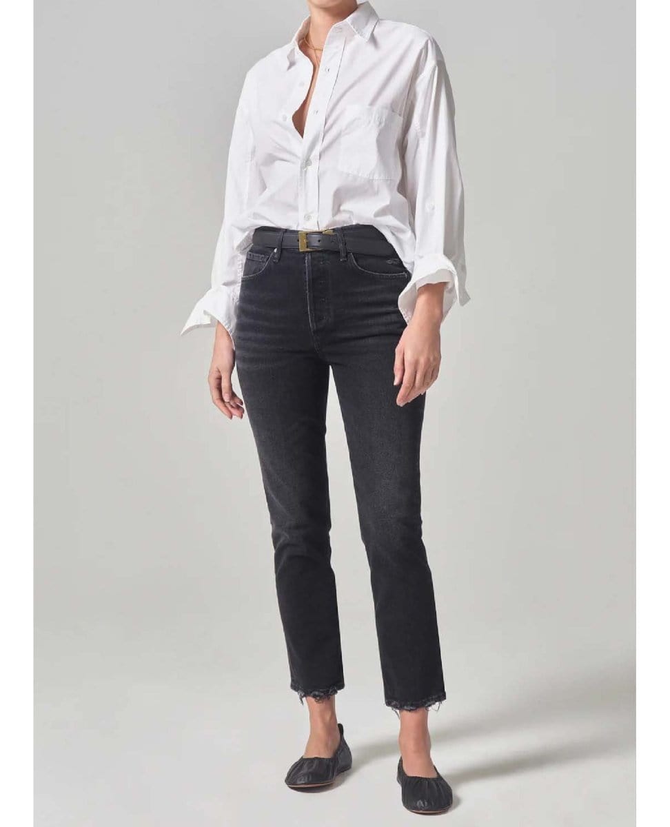 Kayla Shirt Optic White - PINK ARROWS