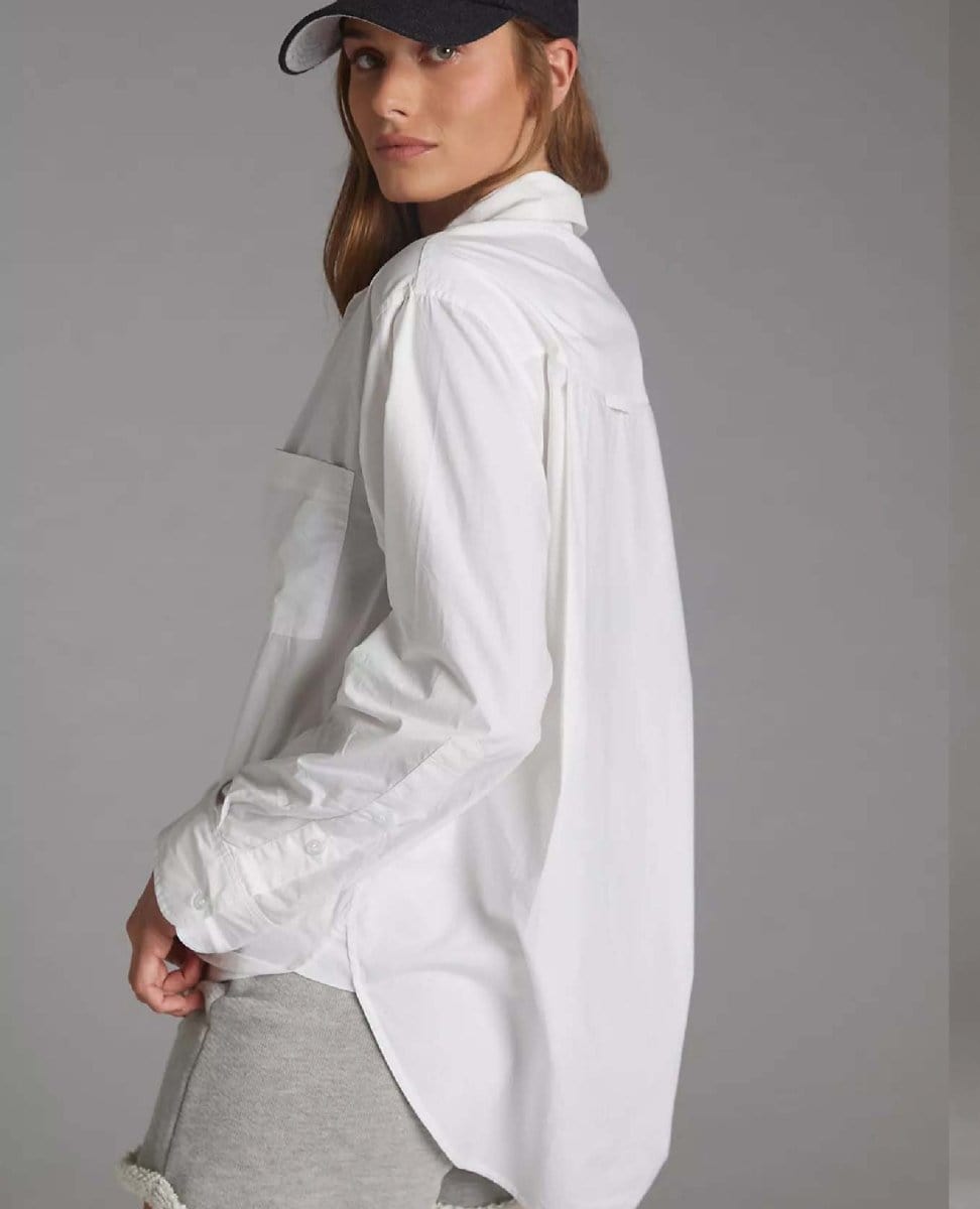Kayla Shirt Optic White - PINK ARROWS