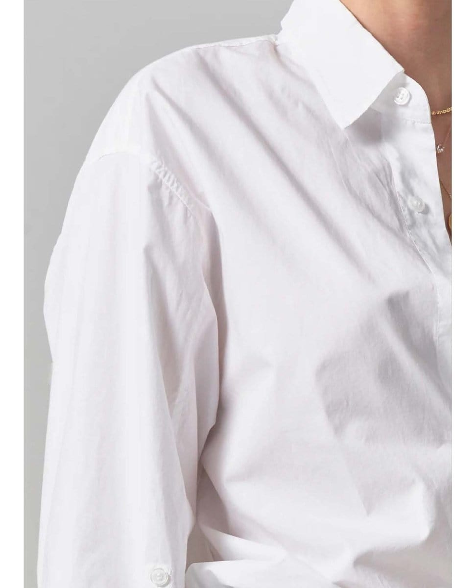 Kayla Shirt Optic White - PINK ARROWS