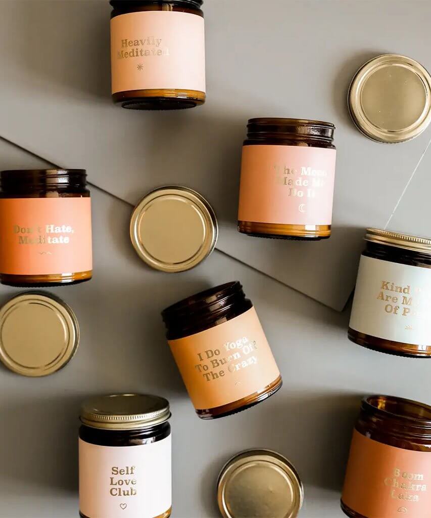 Kind People Candle - PINK ARROWS