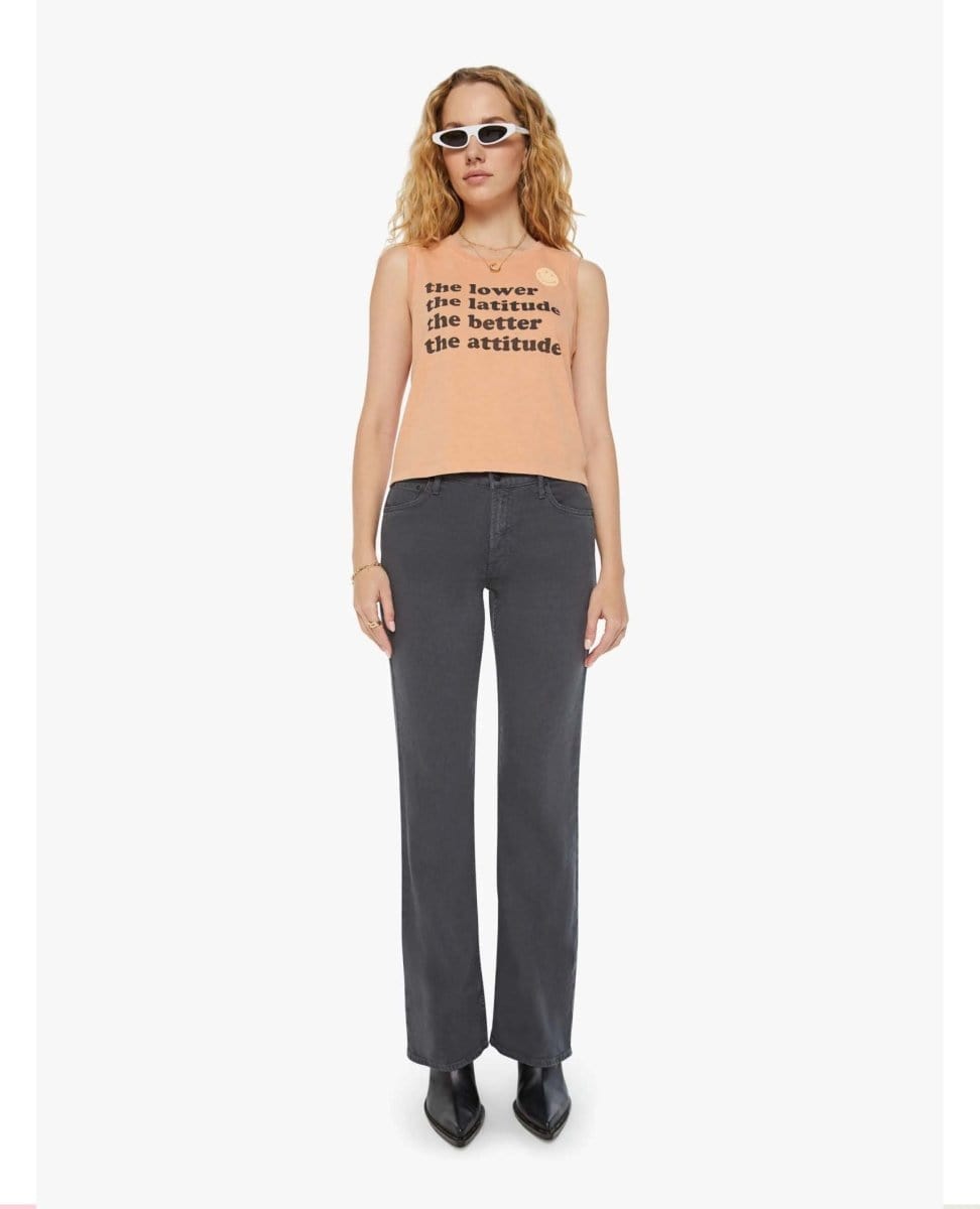 Latitude Attitude Muscle Tank - PINK ARROWS