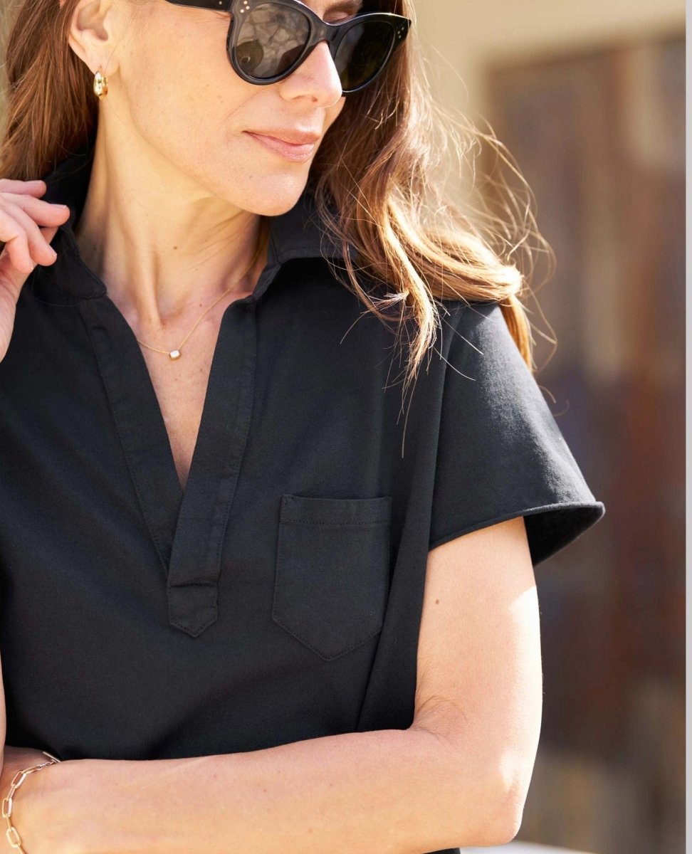 Lauren Polo Dress Black - PINK ARROWS