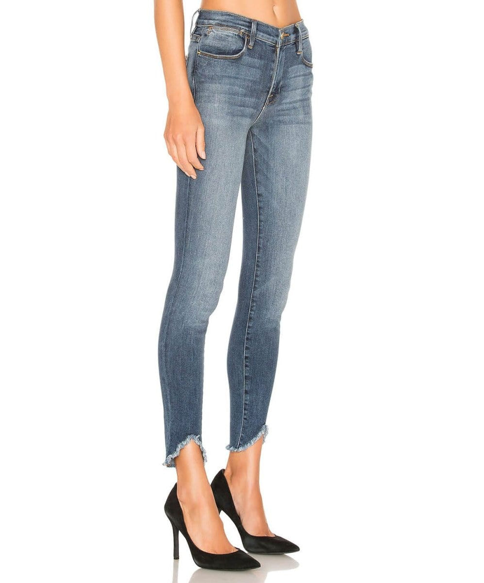 Le High Skinny Triangle Raw Selman - PINK ARROWS