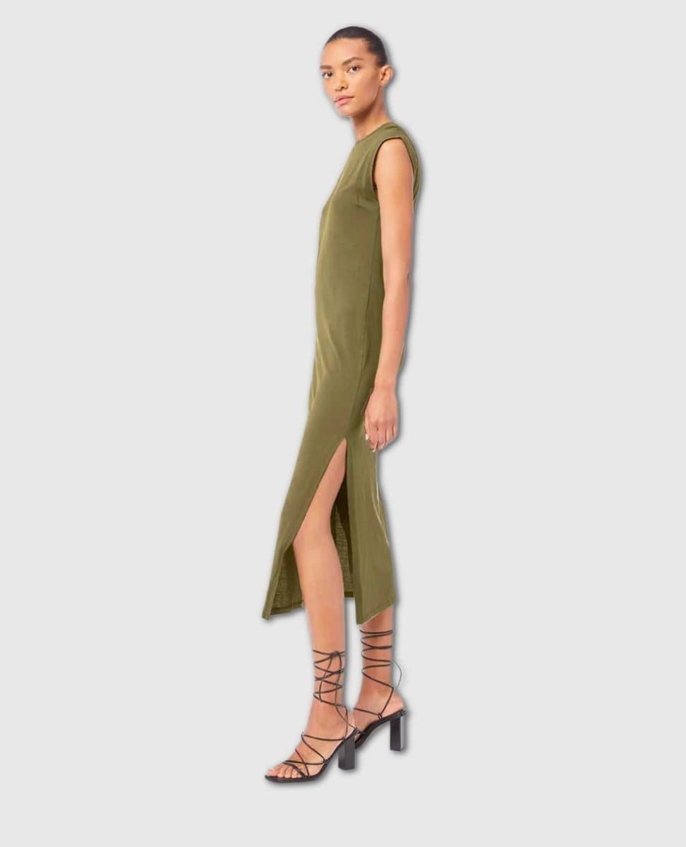 Le Muscle Maxi Dress Fatigue - PINK ARROWS