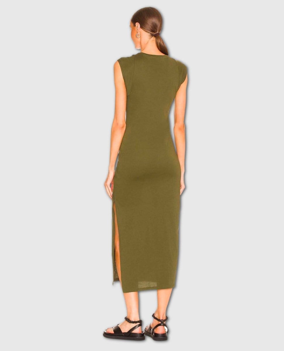 Le Muscle Maxi Dress Fatigue - PINK ARROWS