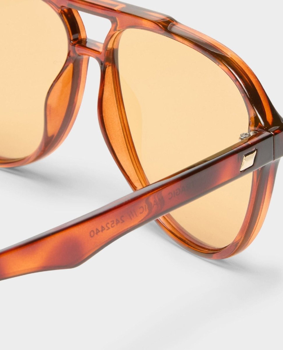 Le Spec Tragic Magic Toffee Tortioseshell Sunglasses - PINK ARROWS