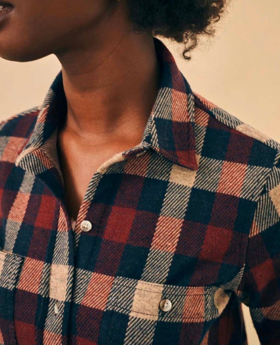 Legend Sweater Shirt Burchfield Plaid - PINK ARROWS