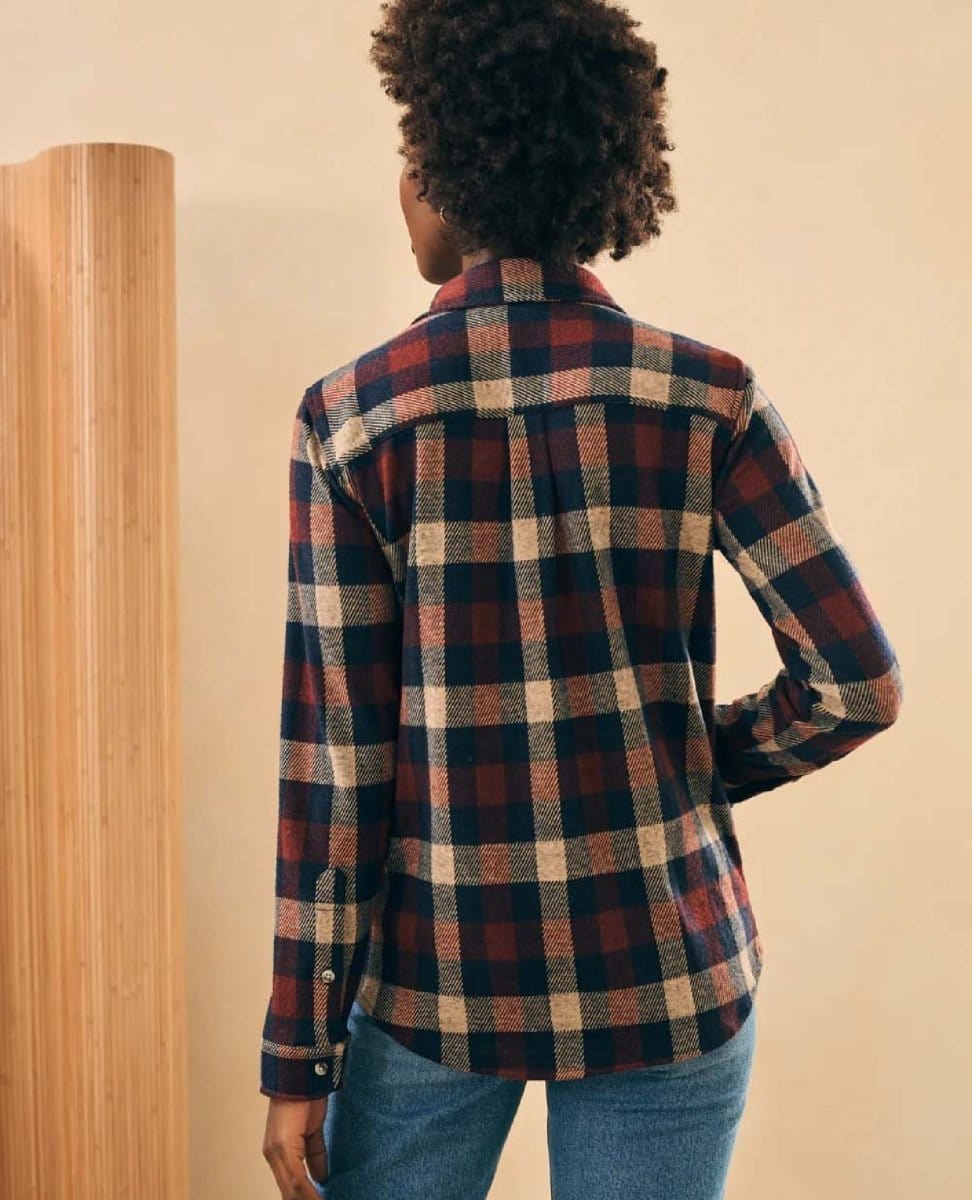 Legend Sweater Shirt Burchfield Plaid - PINK ARROWS