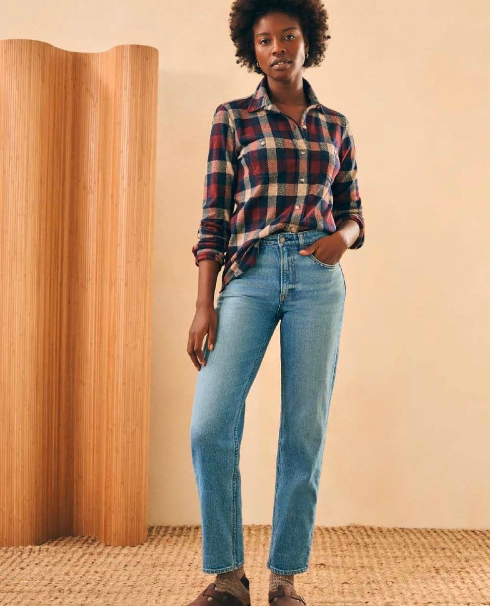 Legend Sweater Shirt Burchfield Plaid - PINK ARROWS