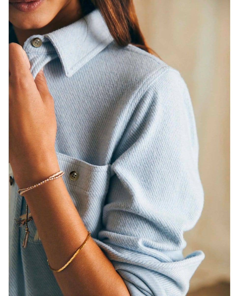 Legend Twill Shirt Ice Blue - PINK ARROWS