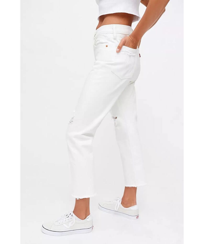 Levi's Wedgie Straight Cloud Bank - PINK ARROWS