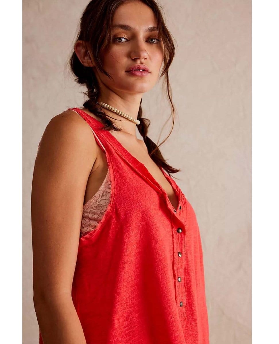 Love Language Tank Radiant Watermelon - PINK ARROWS