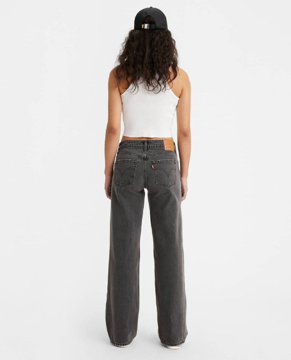 Low Loose Wish Me Luck Jean Black - PINK ARROWS