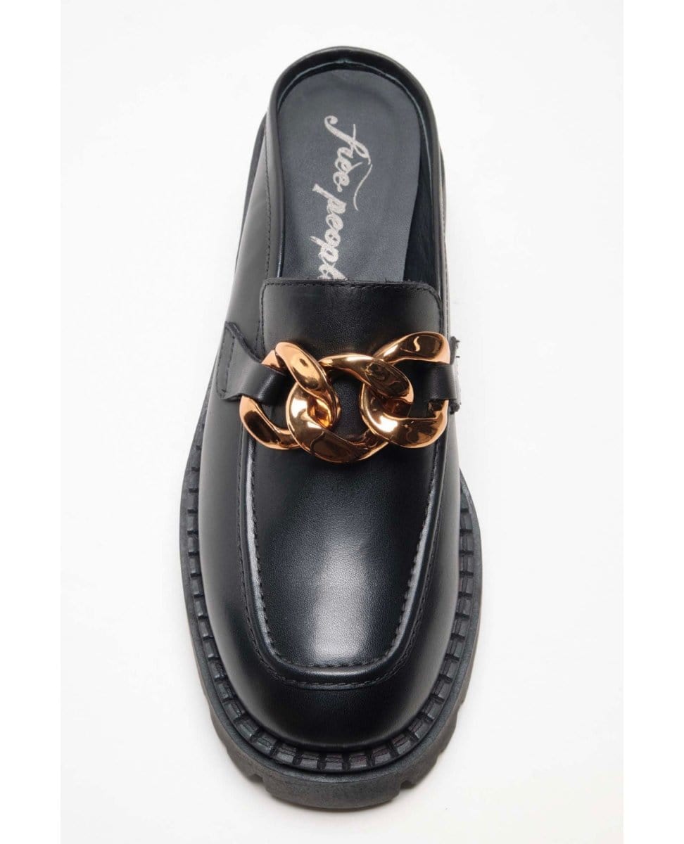 Lyra Link Loafer Black - PINK ARROWS
