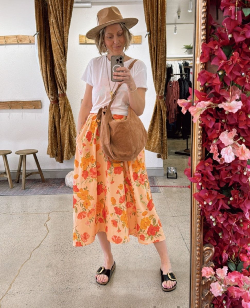 Mackenzie Midi Dress Ginger - PINK ARROWS