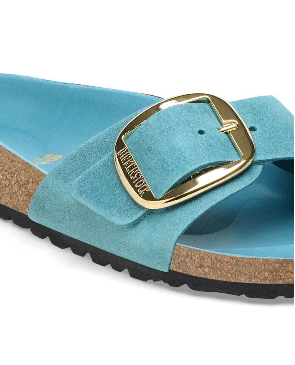 Madrid Big Buckle Oiled Leather Biscay Bay - PINK ARROWS