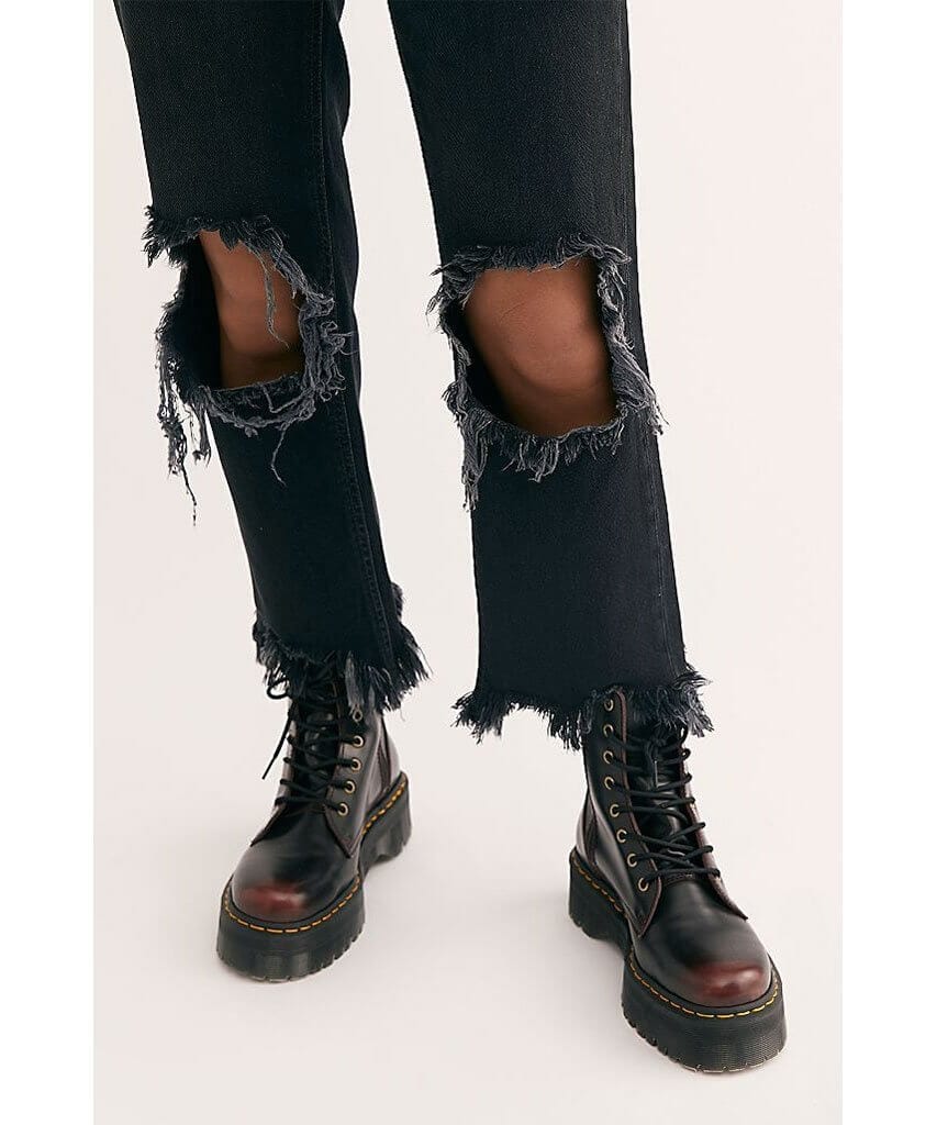 Maggie Straight Leg Light Vintage Black - PINK ARROWS