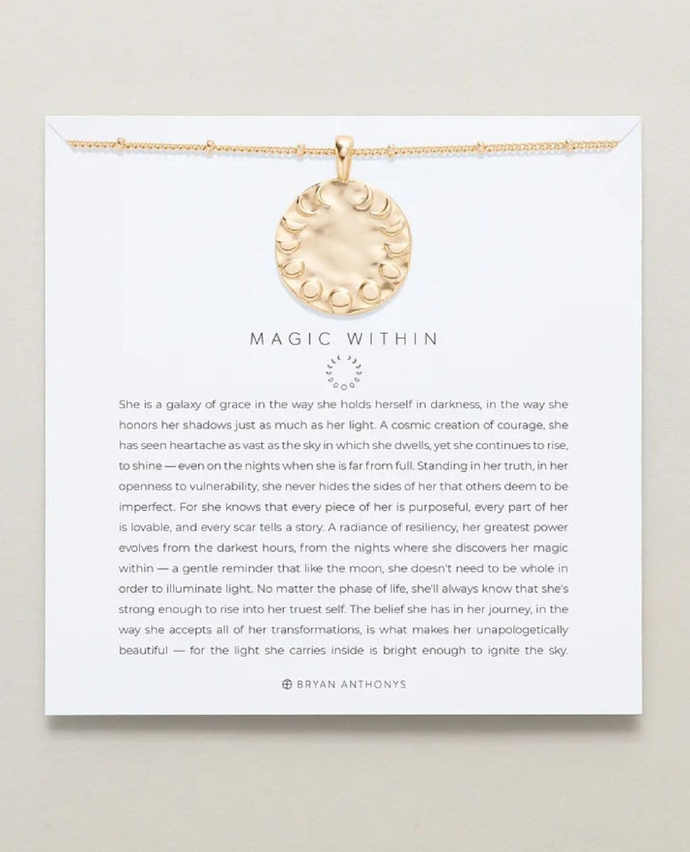Magic Within Necklace 14k Gold - PINK ARROWS