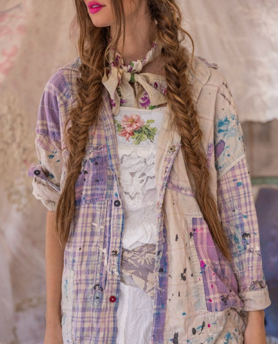 Magnolia Pearl Surfside Shirt - PINK ARROWS