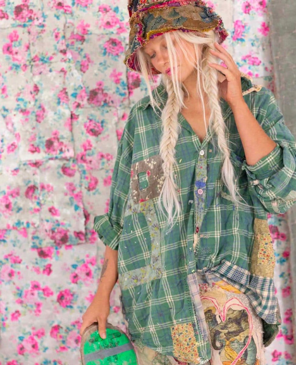 Magnolia Pearl Workshirt Romeo Check - PINK ARROWS