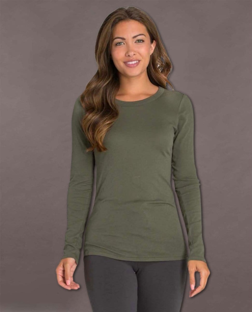 Malibu Jersey Crew Olive - PINK ARROWS