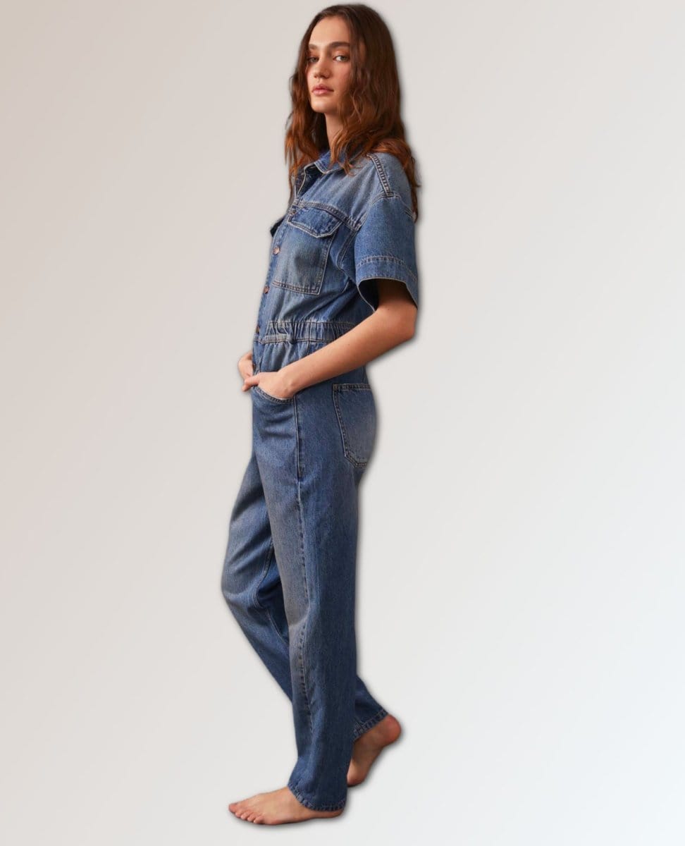 Marci Coverall High Noon - PINK ARROWS