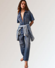 Marci Coverall High Noon - PINK ARROWS
