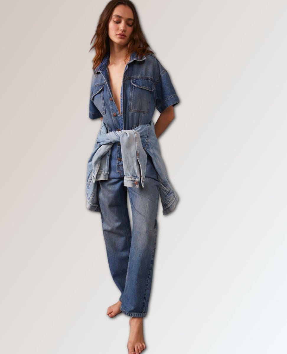 Marci Coverall High Noon - PINK ARROWS