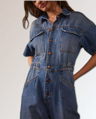 Marci Coverall High Noon - PINK ARROWS