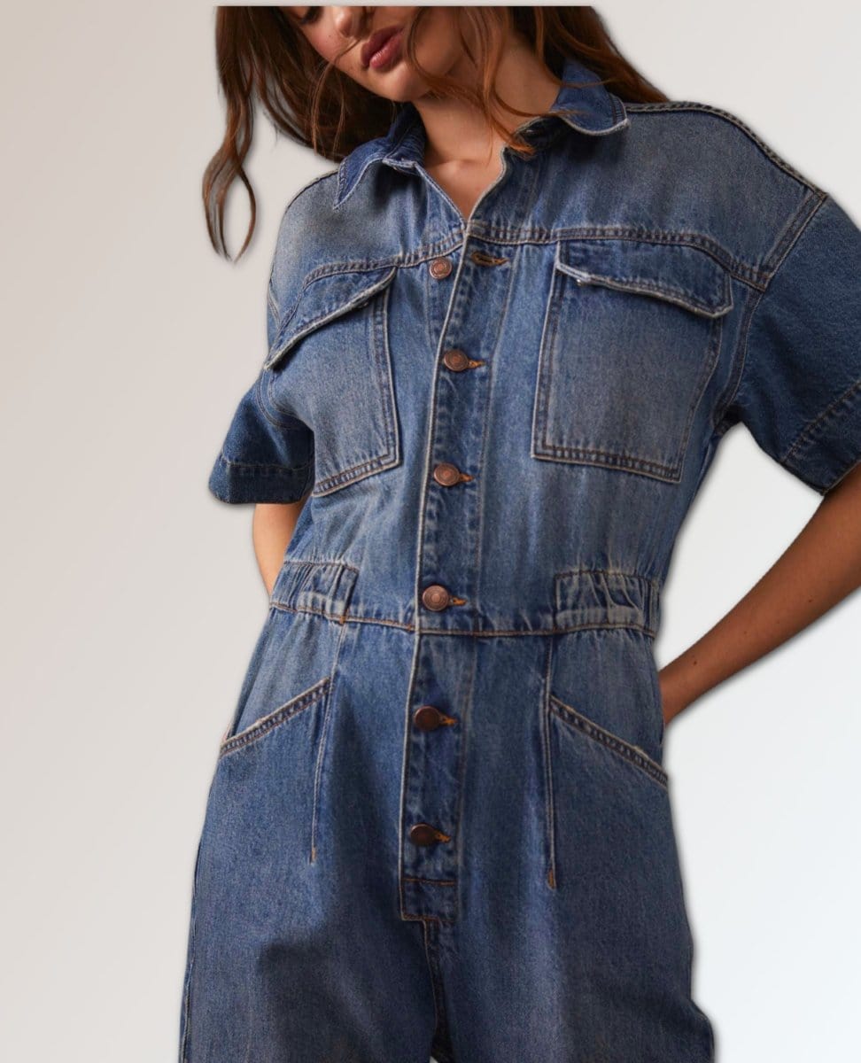 Marci Coverall High Noon - PINK ARROWS
